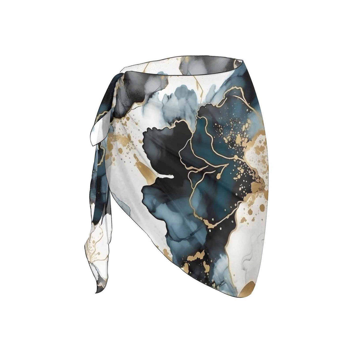 Alcohol Ink 4 Women's Beach Sarong Wrap