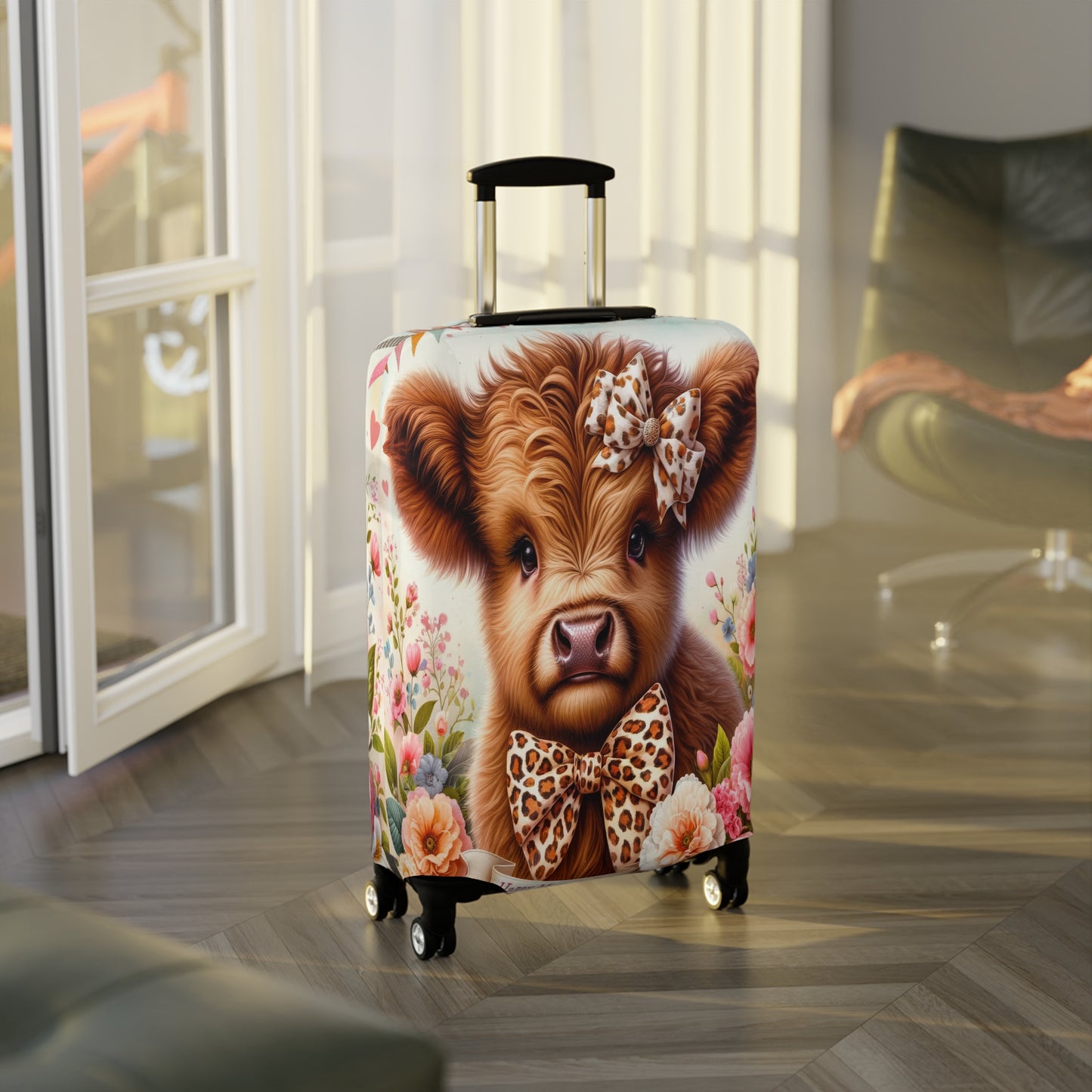 Luggage Cover, Highland Cow, awd-5015
