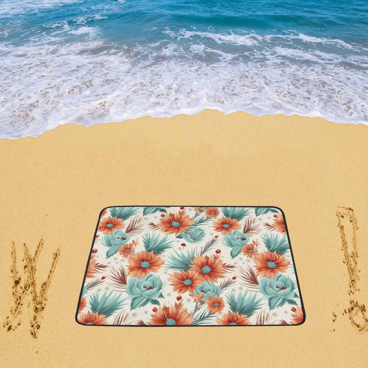 Boho Floral Beach Mats 78"x 60"