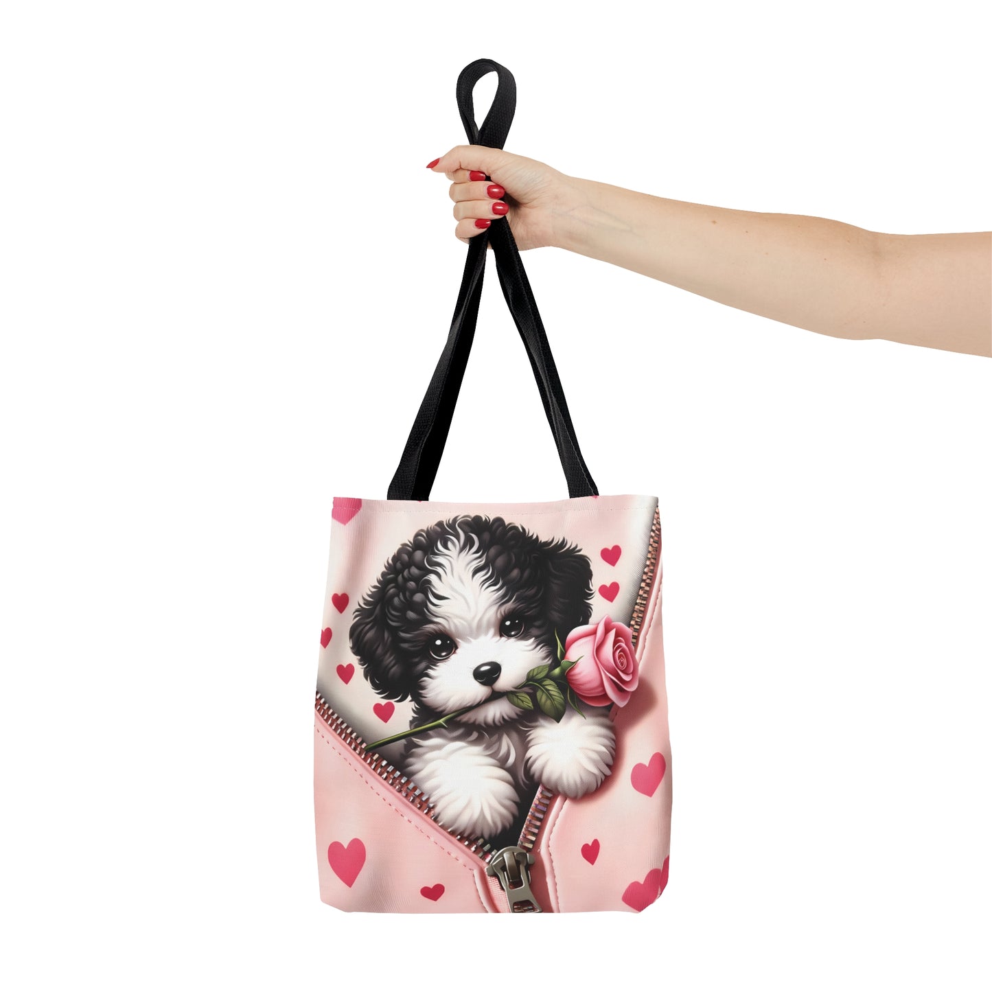 Tote Bag, Cute Dog, Personalised/Non-Personalised Tote bag