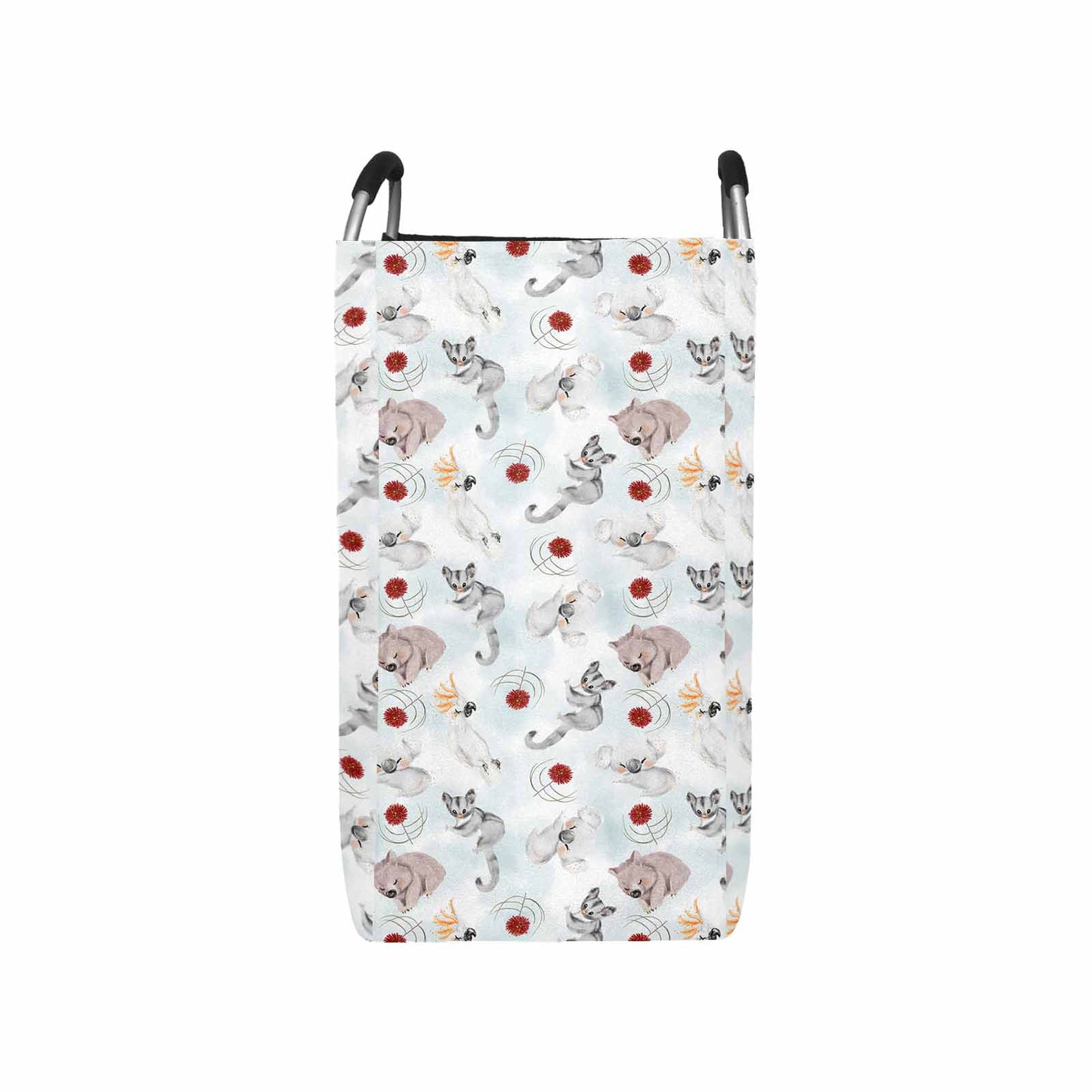 Australian Animals Koala, Sugar Glider, Wombat Square Laundry Basket