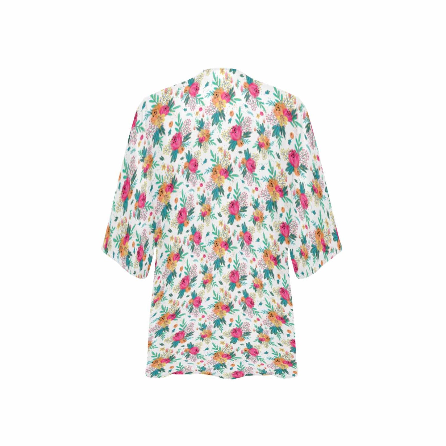 Australian Floral GP Women's Kimono Chiffon Cover Up