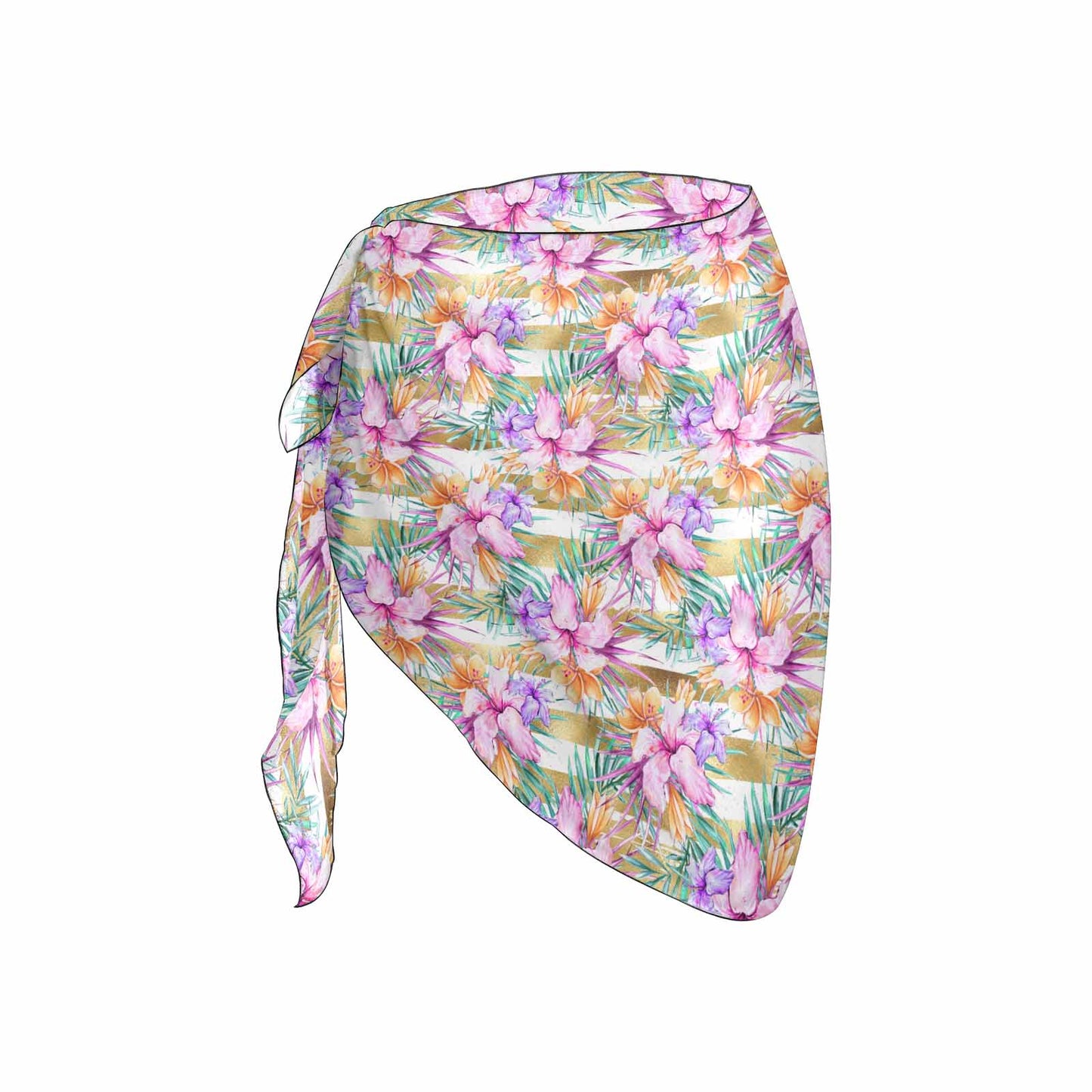 Hibiscus Women's Beach Sarong Wrap