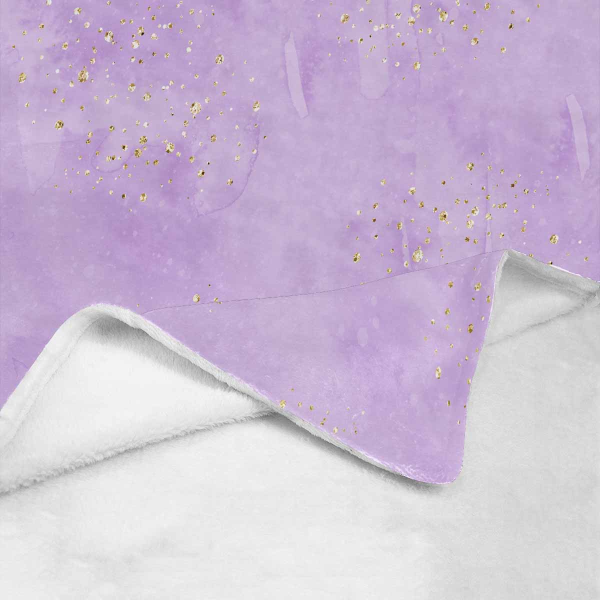 Purple Ultra-Soft Micro Fleece Blanket 40*50