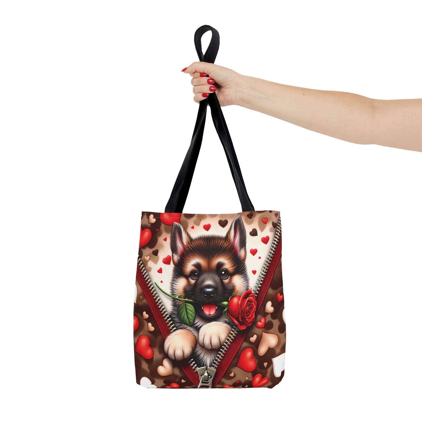 Tote Bag, Cute Dog, Personalised/Non-Personalised Tote bag