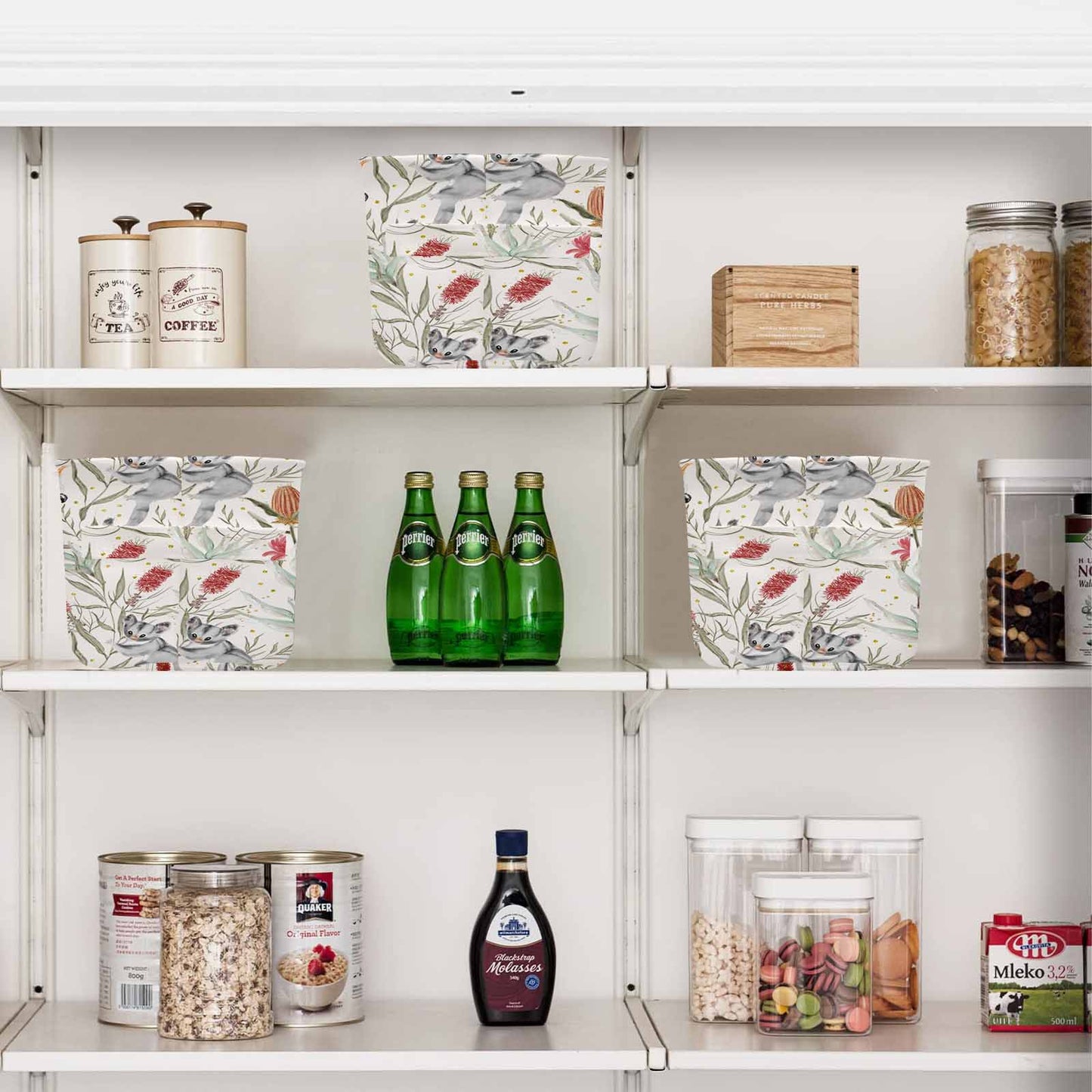 Australian Animals, Koala Cockatoo and Sugar Glider Storage Basket