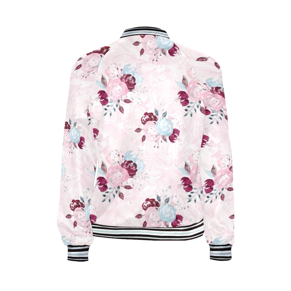 Roses Bomber Jacket for Women