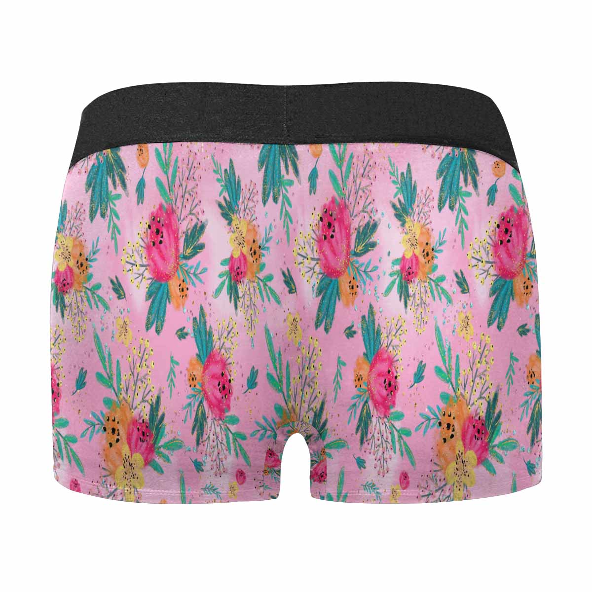 Australian Floral Pink AUS Men's Boxer Briefs (Made In AUS)