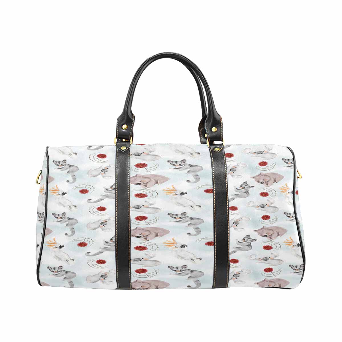 Australian Animals Koala, Sugar Glider, Wombat Travel Bag