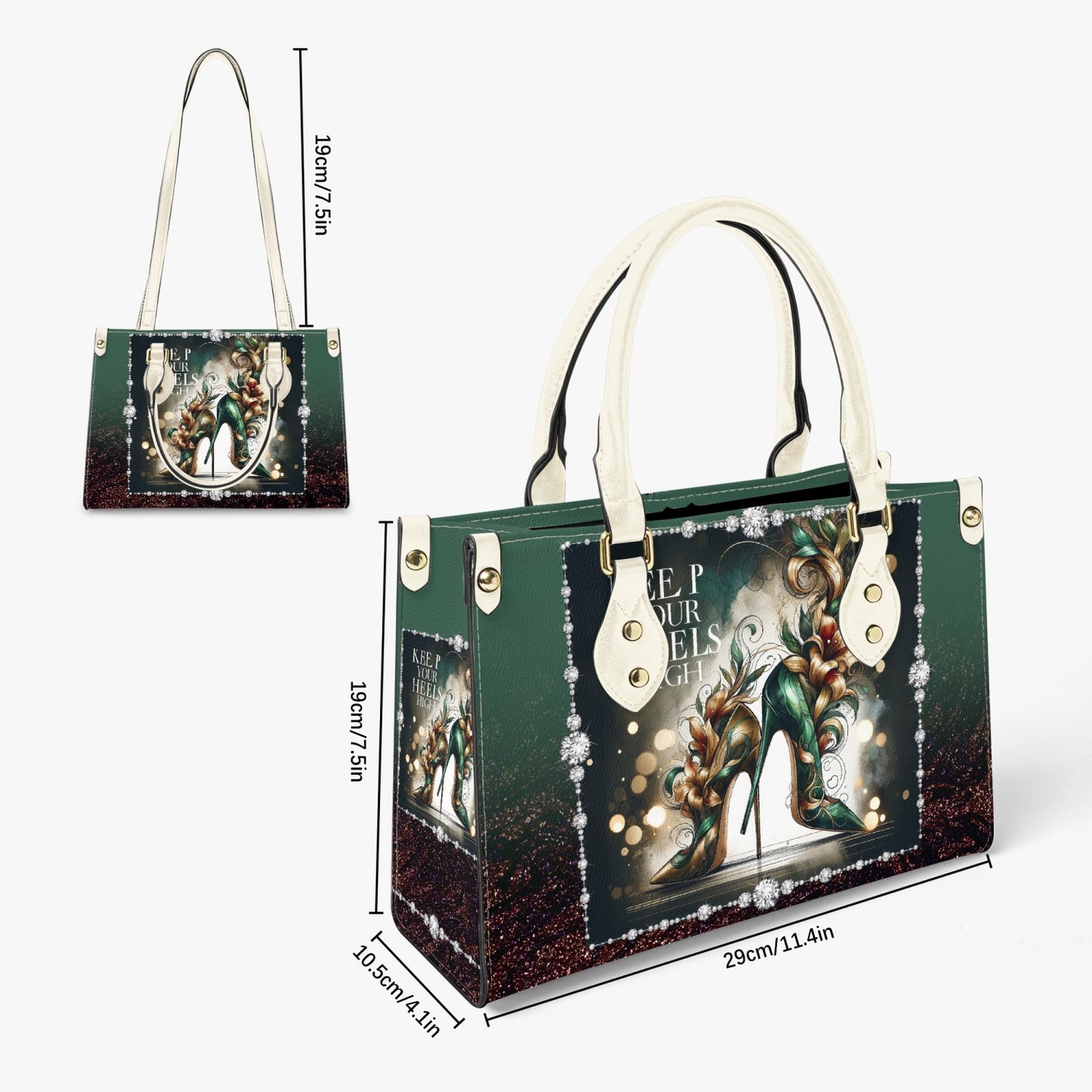 Women's Tote Bag - Long Strap - Heels