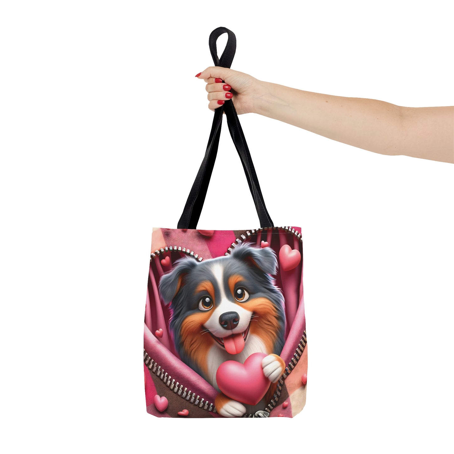 Tote Bag, Cute Dog, Personalised/Non-Personalised Tote bag