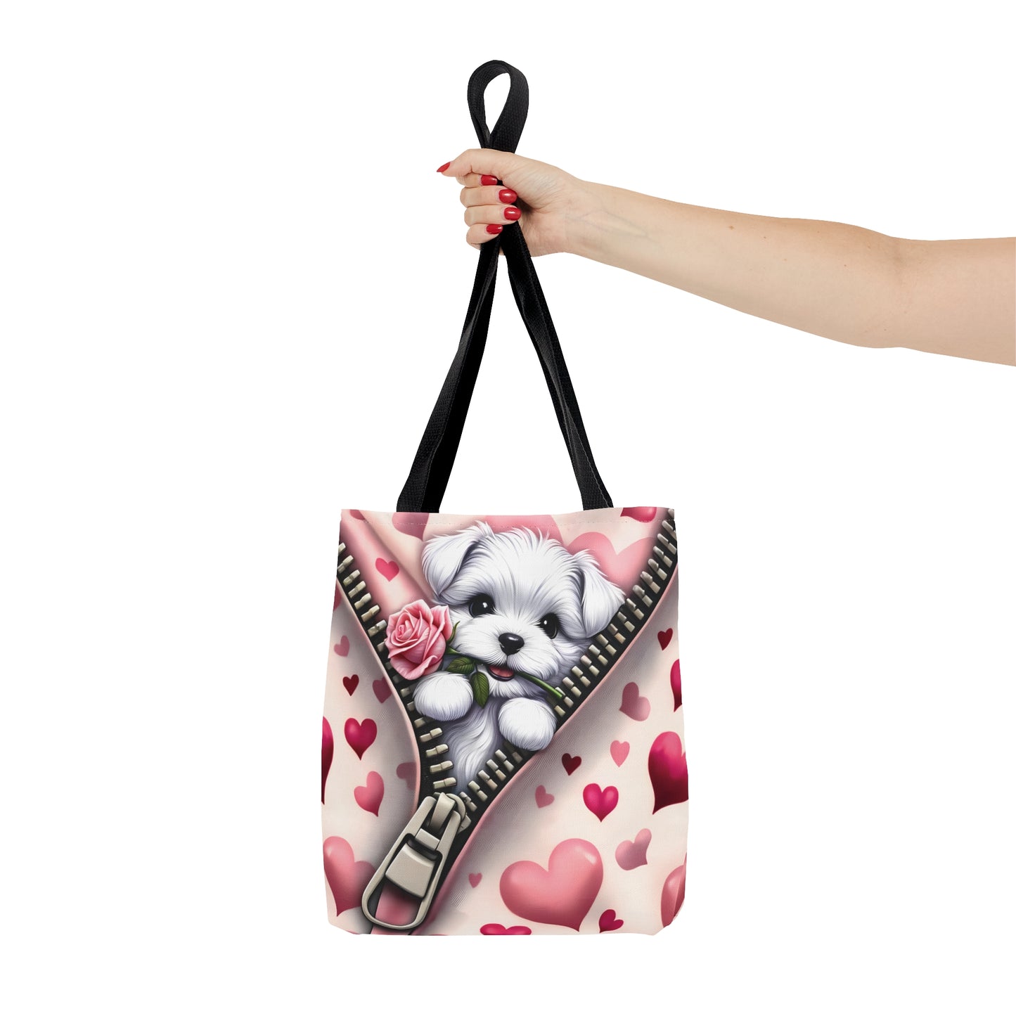 Tote Bag, Cute Dog, Personalised/Non-Personalised Tote bag