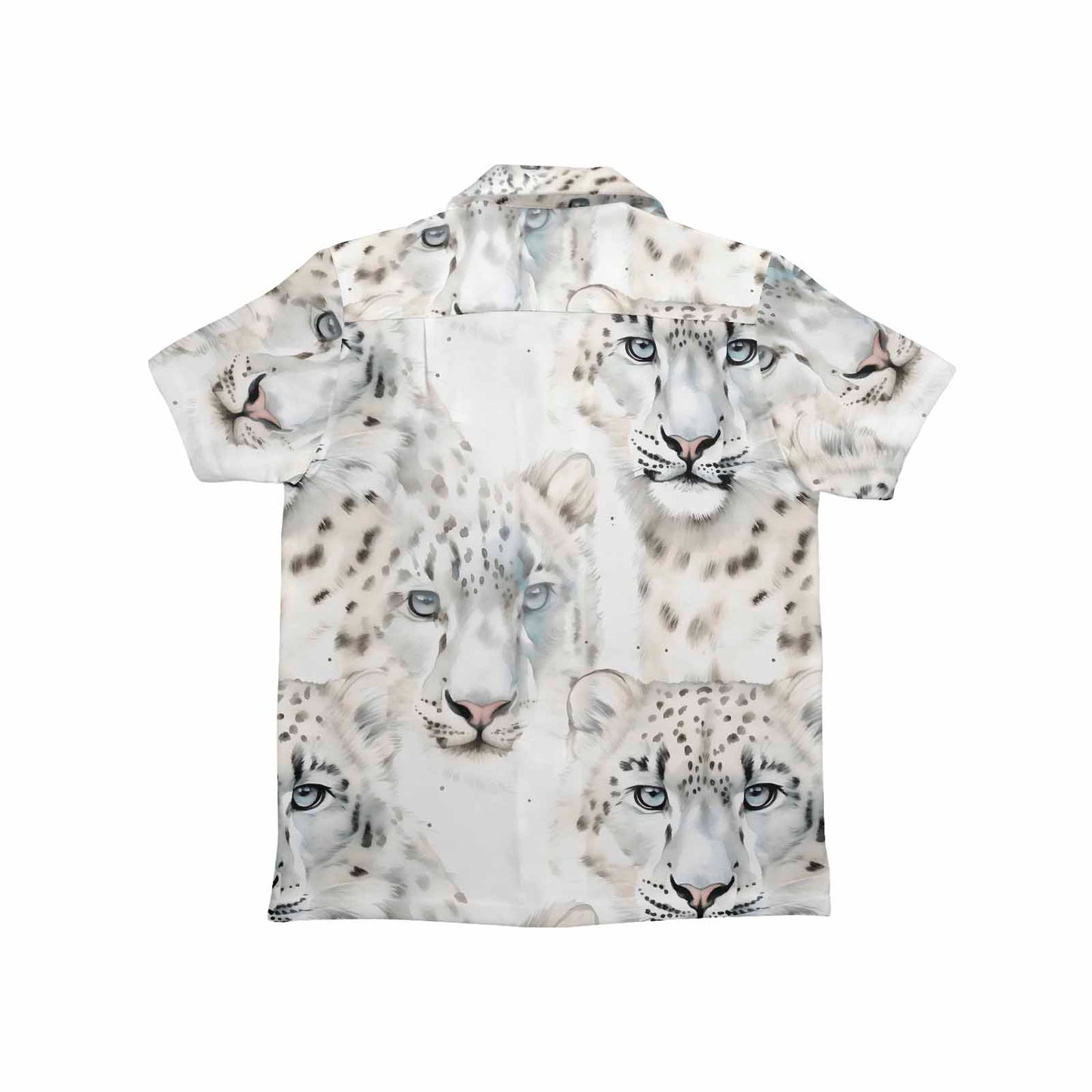 Leopard Little Boys Hawaiian Shirt