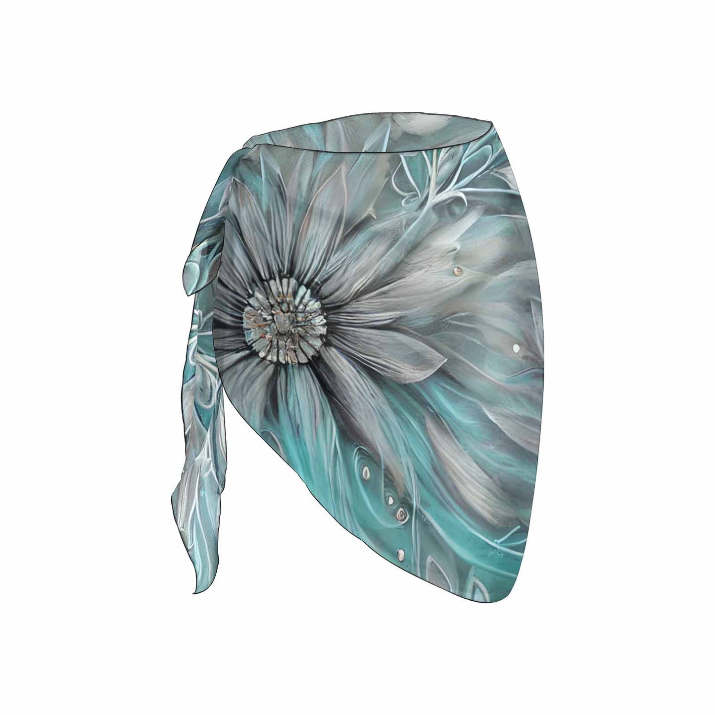Elegant Green Women's Beach Sarong Wrap