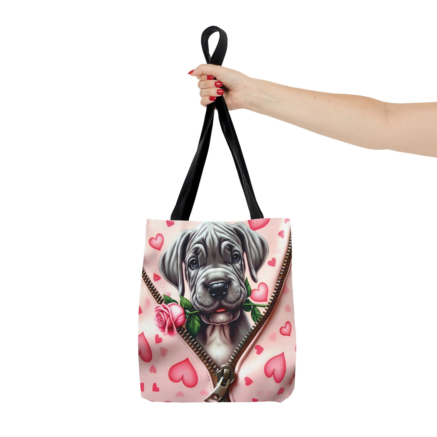 Tote Bag, Cute Dog, Personalised/Non-Personalised Tote bag