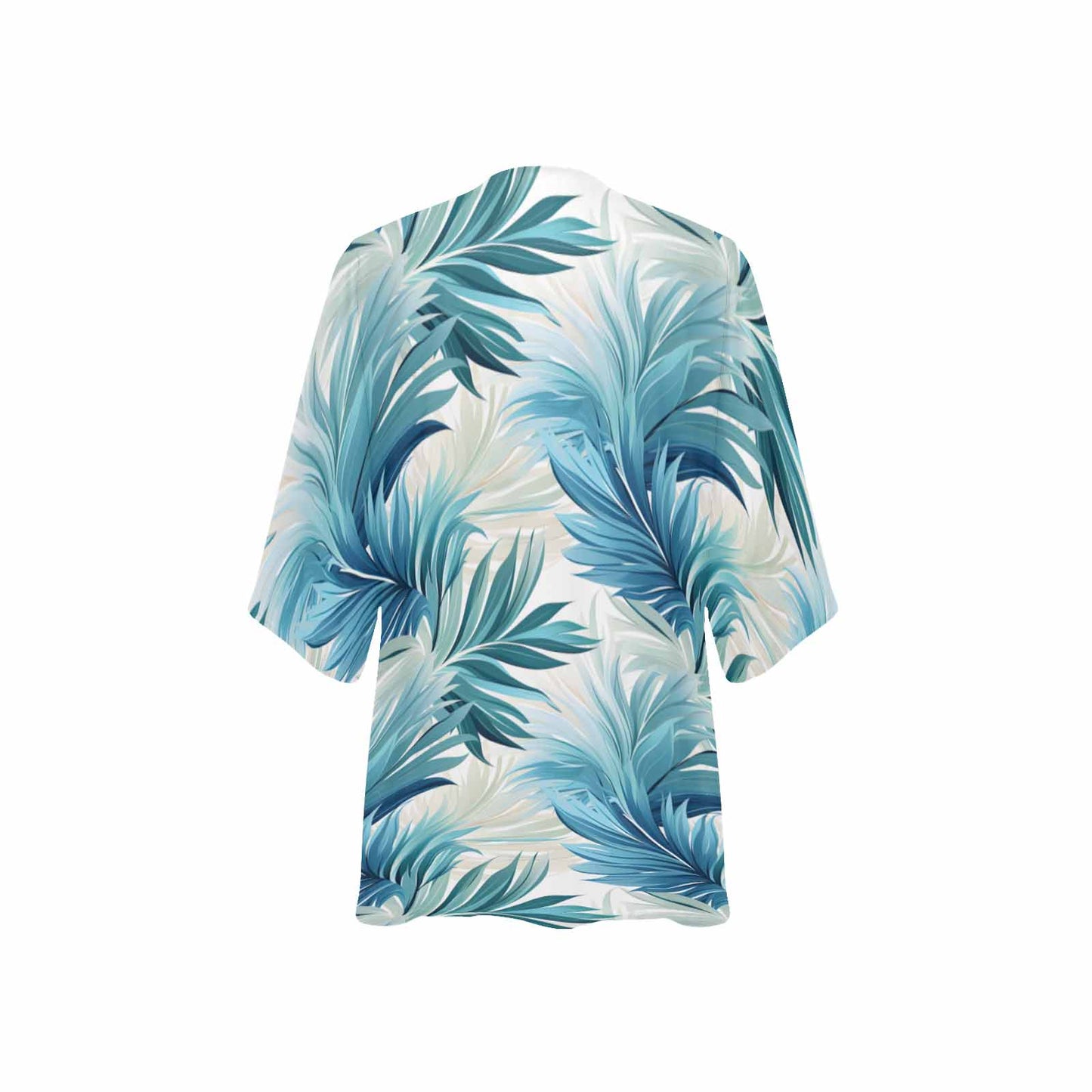 Blue Palms Women's Kimono Chiffon Cover Up