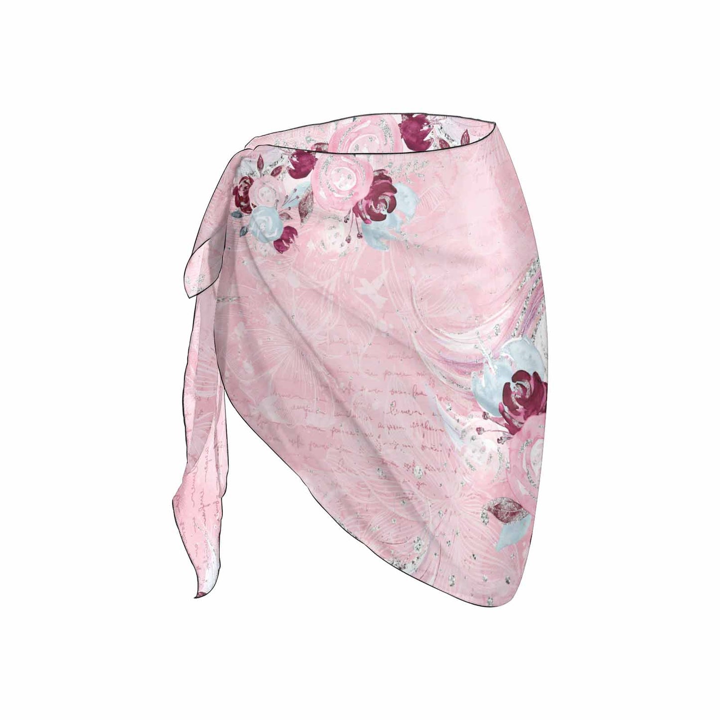 Unicorn Dreams Pink Women's Beach Sarong Wrap