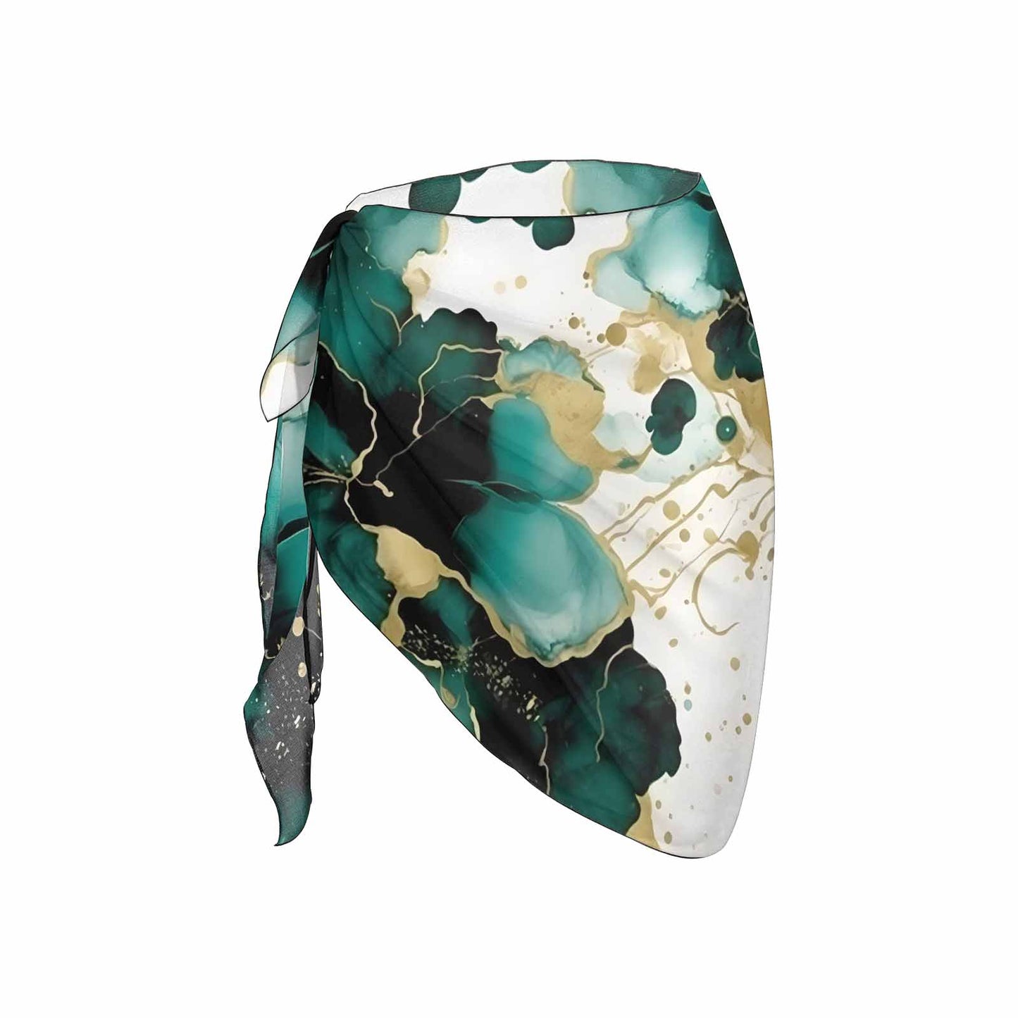 Alcohol Ink 5 Women's Beach Sarong Wrap