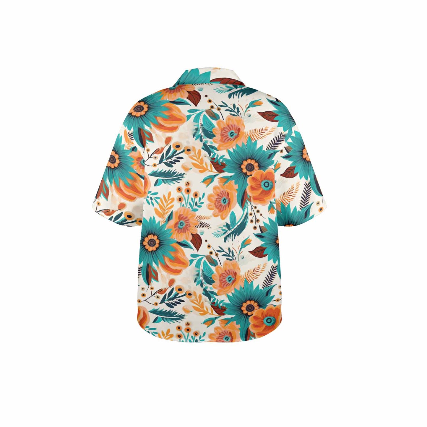 Boho Retro Floral Women's Hawaiian Shirt