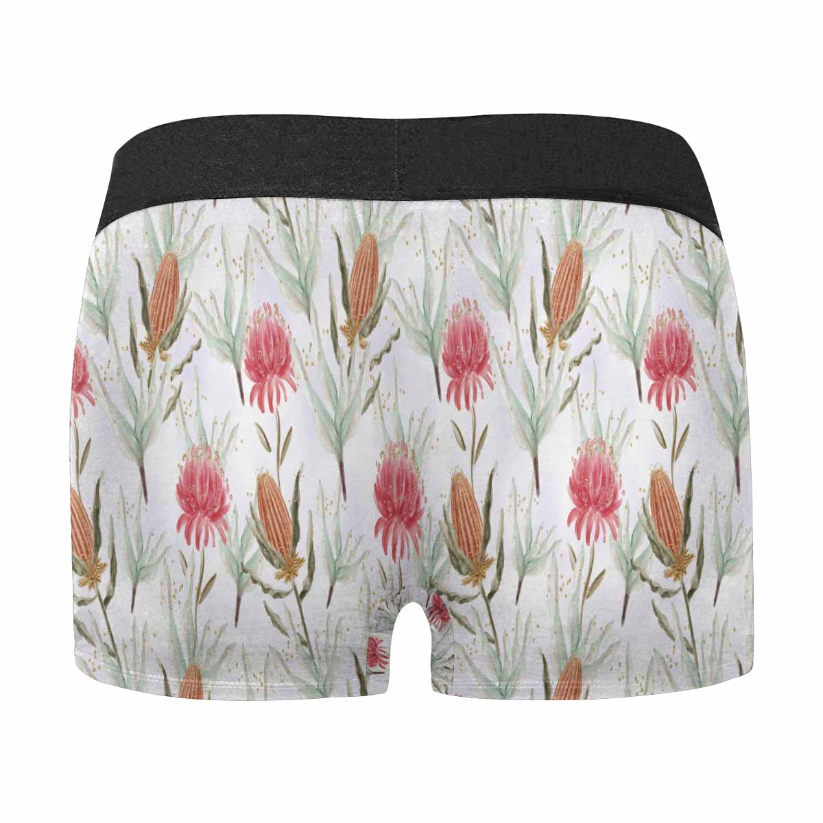 Australian Wattle Large Print AUS Men's Boxer Briefs (Made In AUS)