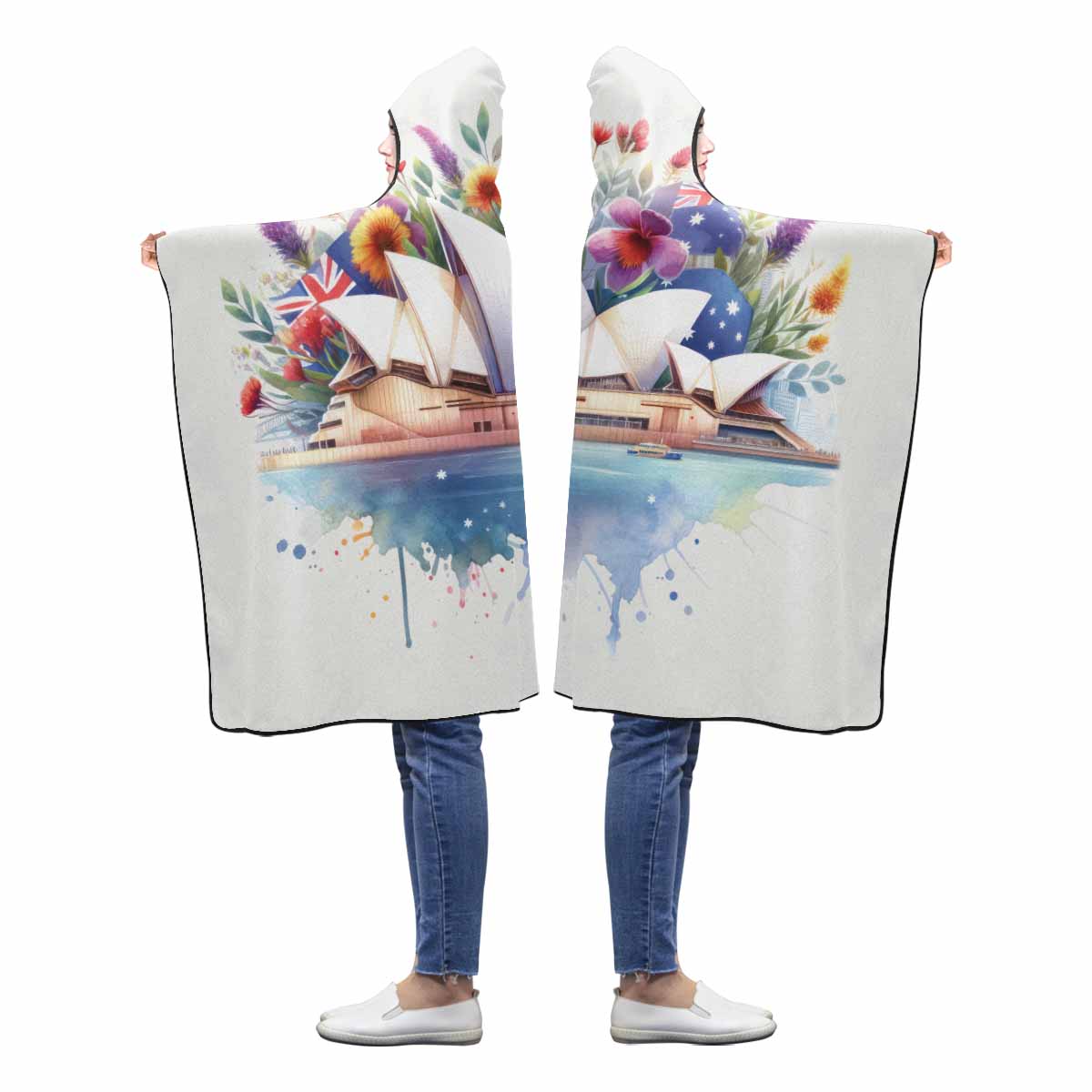 Opera House Awd1312 Hooded Blanket 60"x50"