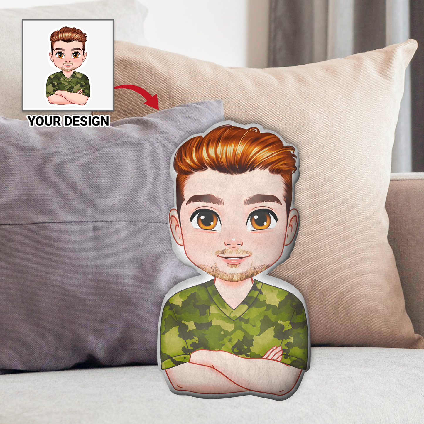 Personalised Custom Shape Dad pillow, custom Dad pillow, personalised pillow, custom shaped pillow