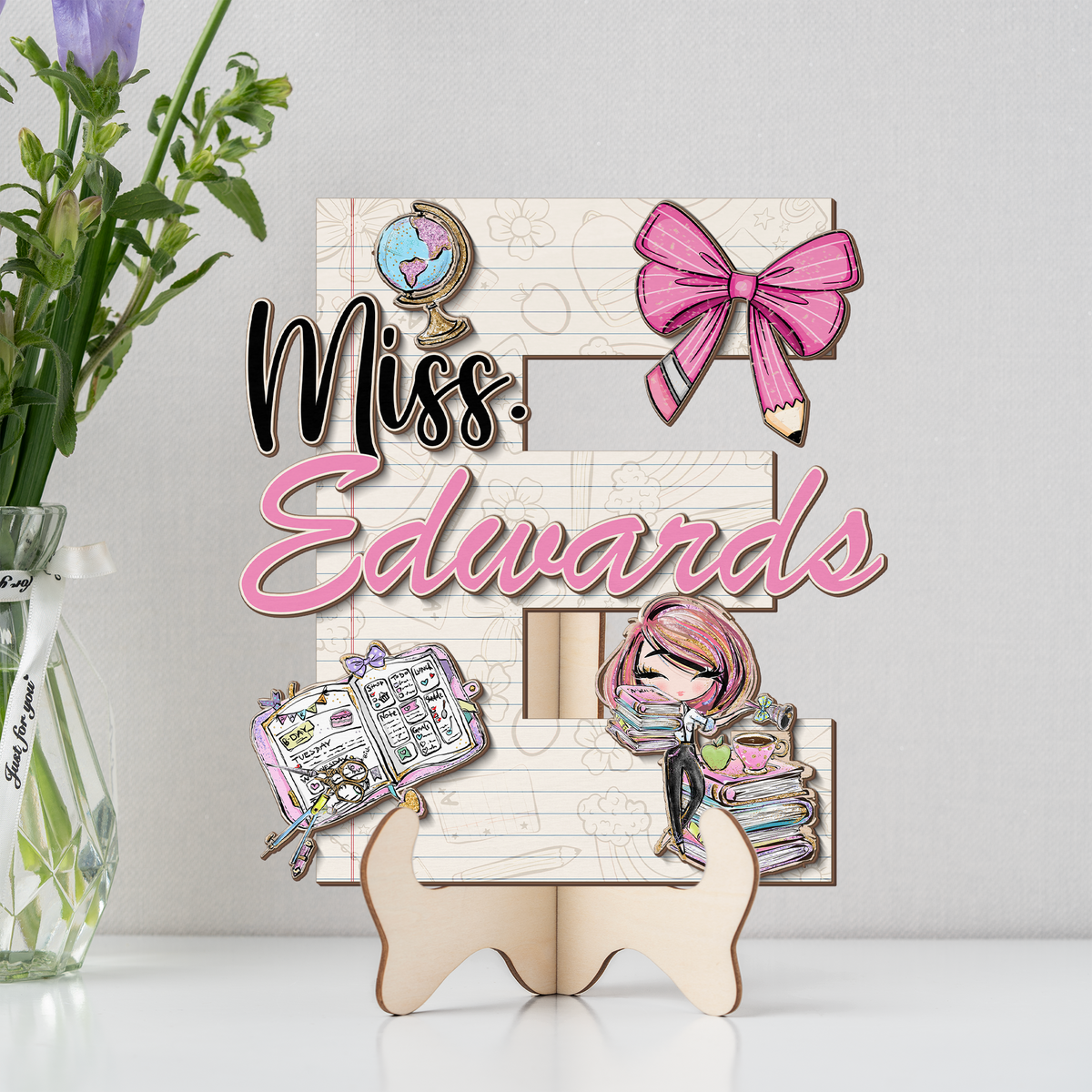 Teacher Letter Sign Letter Miss E