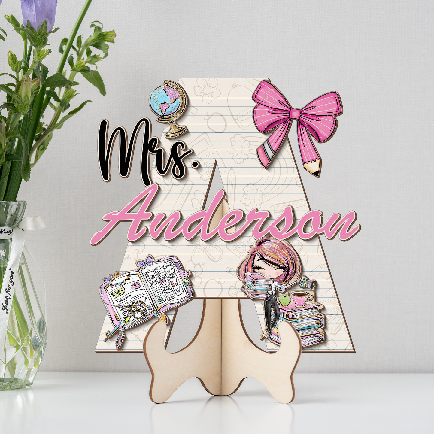 Teacher Letter Sign Letter Mrs A