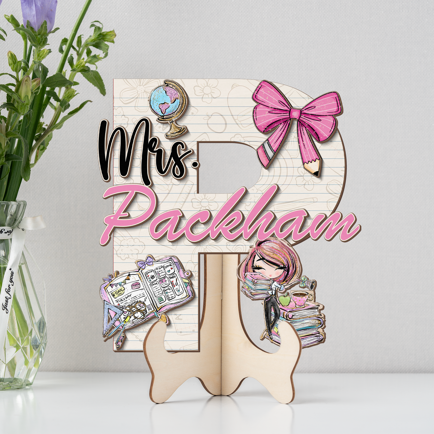 Teacher Letter Sign Letter Mrs P