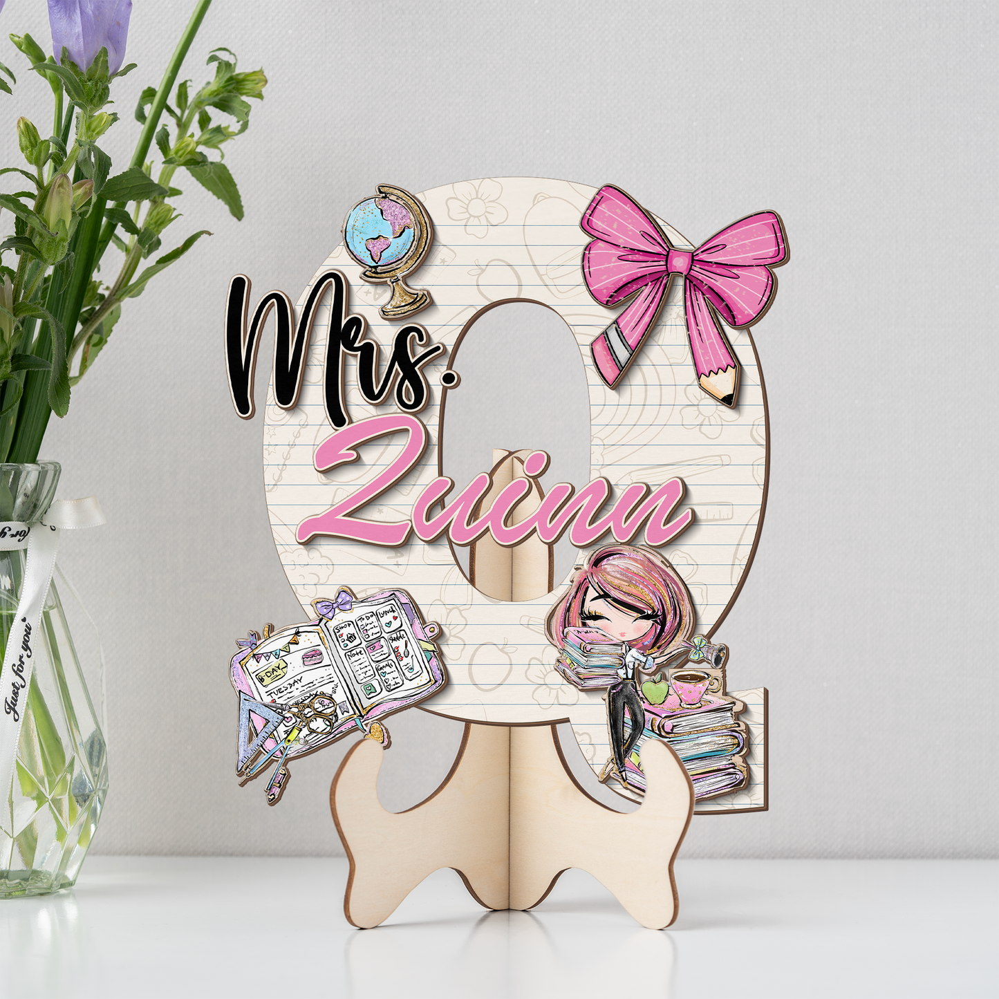 Teacher Letter Sign Letter Mrs Q