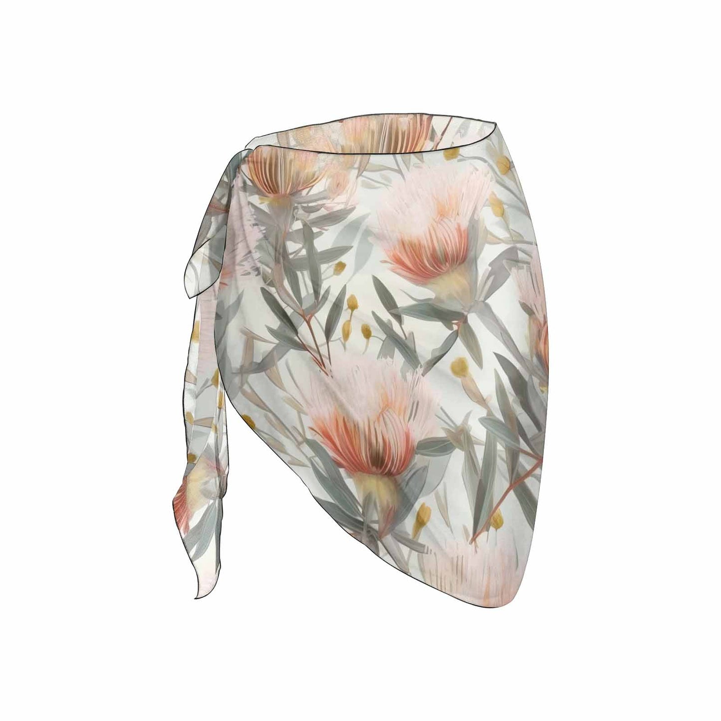 Australian Floral6 Women's Beach Sarong Wrap