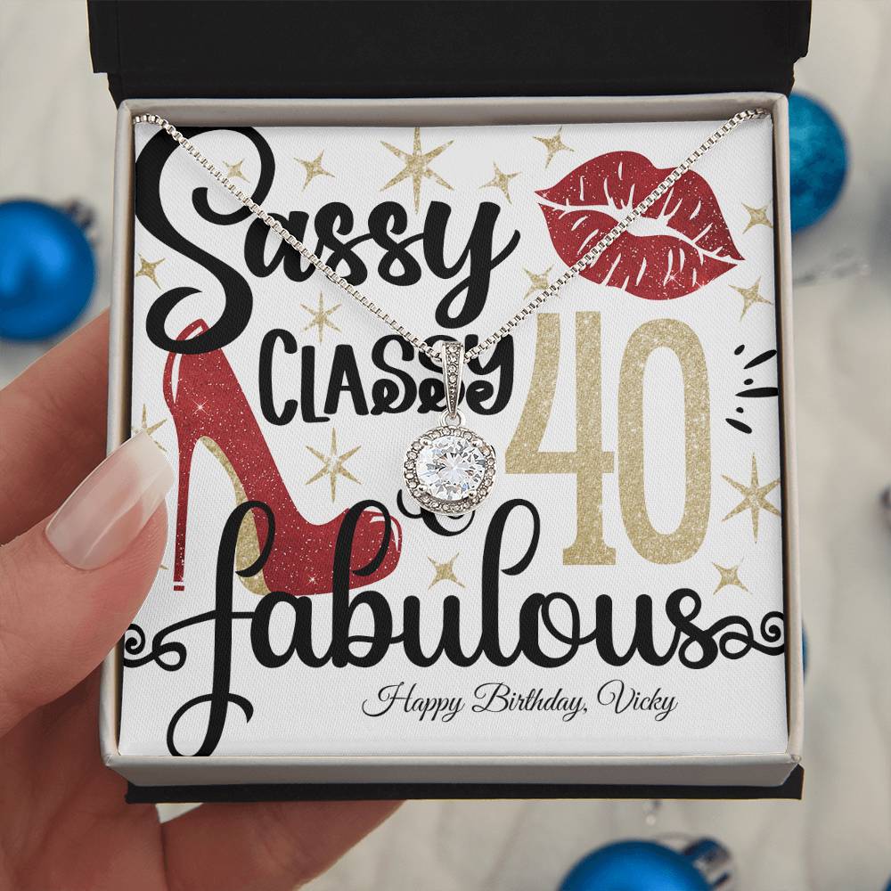 Eternal Hope Necklace, Sassy Classy Fabulous, Birthday Necklace