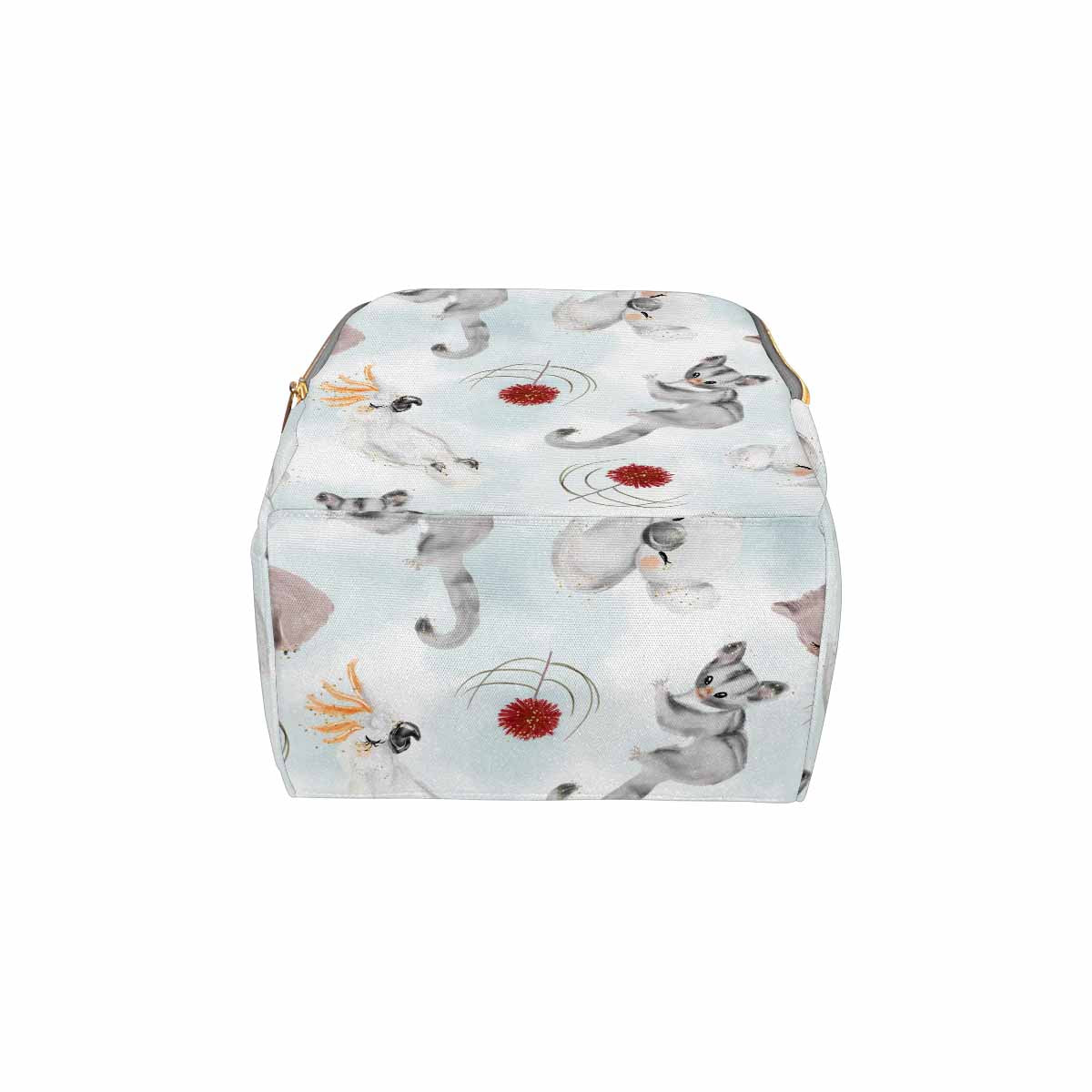Australian Animals Koala, Sugar Glider, Wombat Diaper Bag Backpack