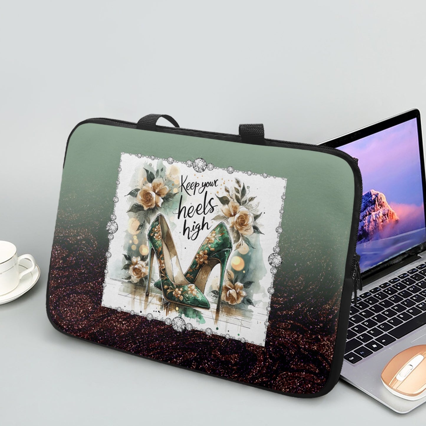 Laptop Sleeve with handles - Heels