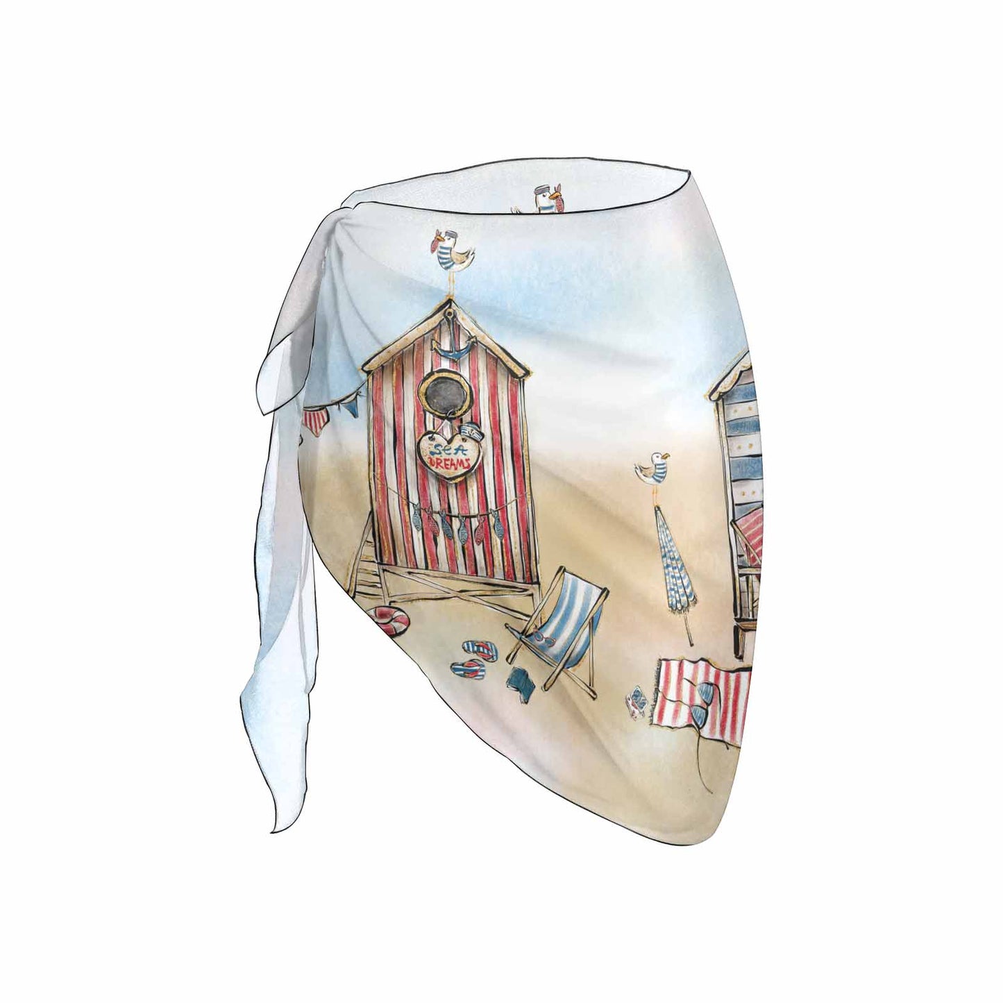 Beach Huts Women's Beach Sarong Wrap