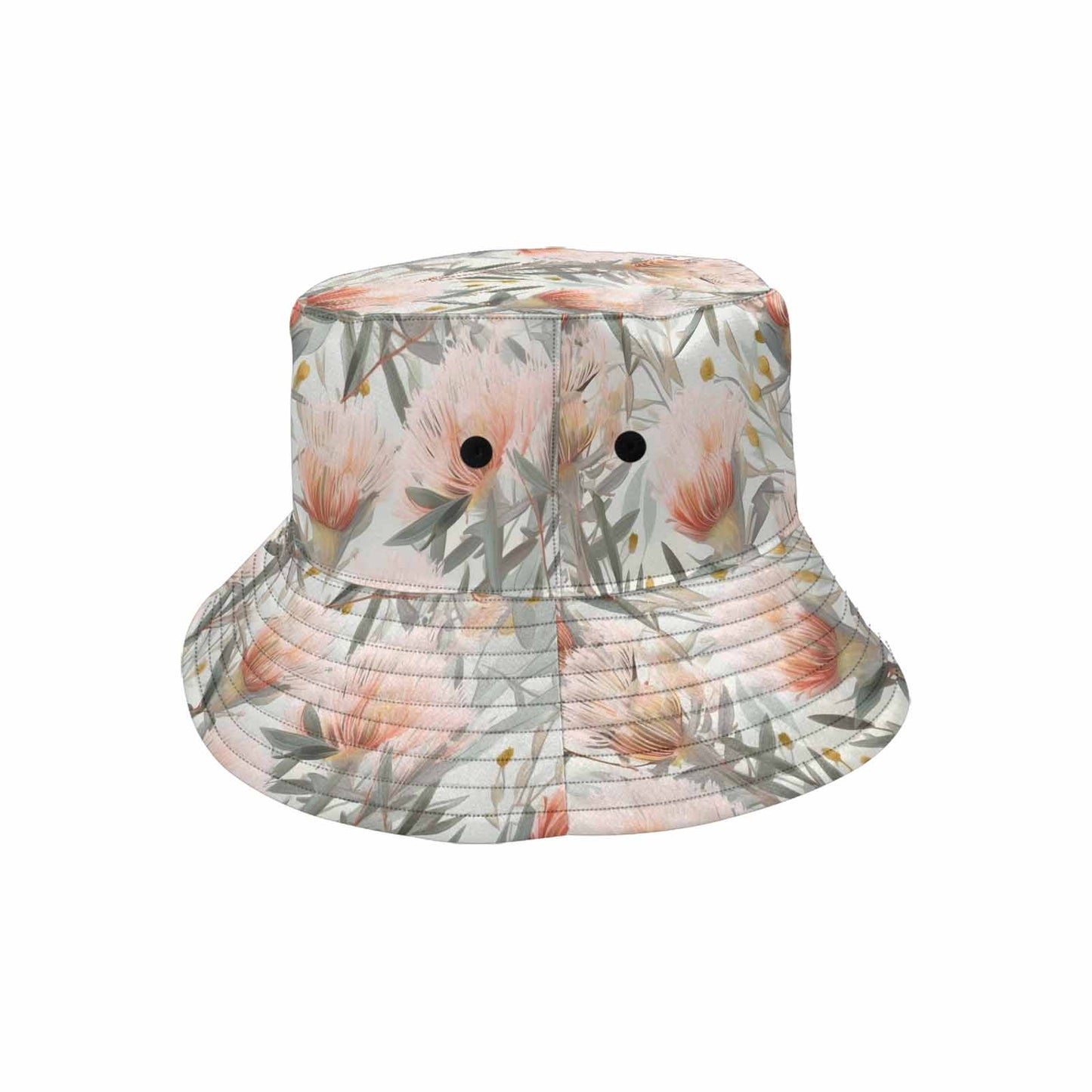 Australian Wattle Unisex Summer Single-Layer Bucket Hat