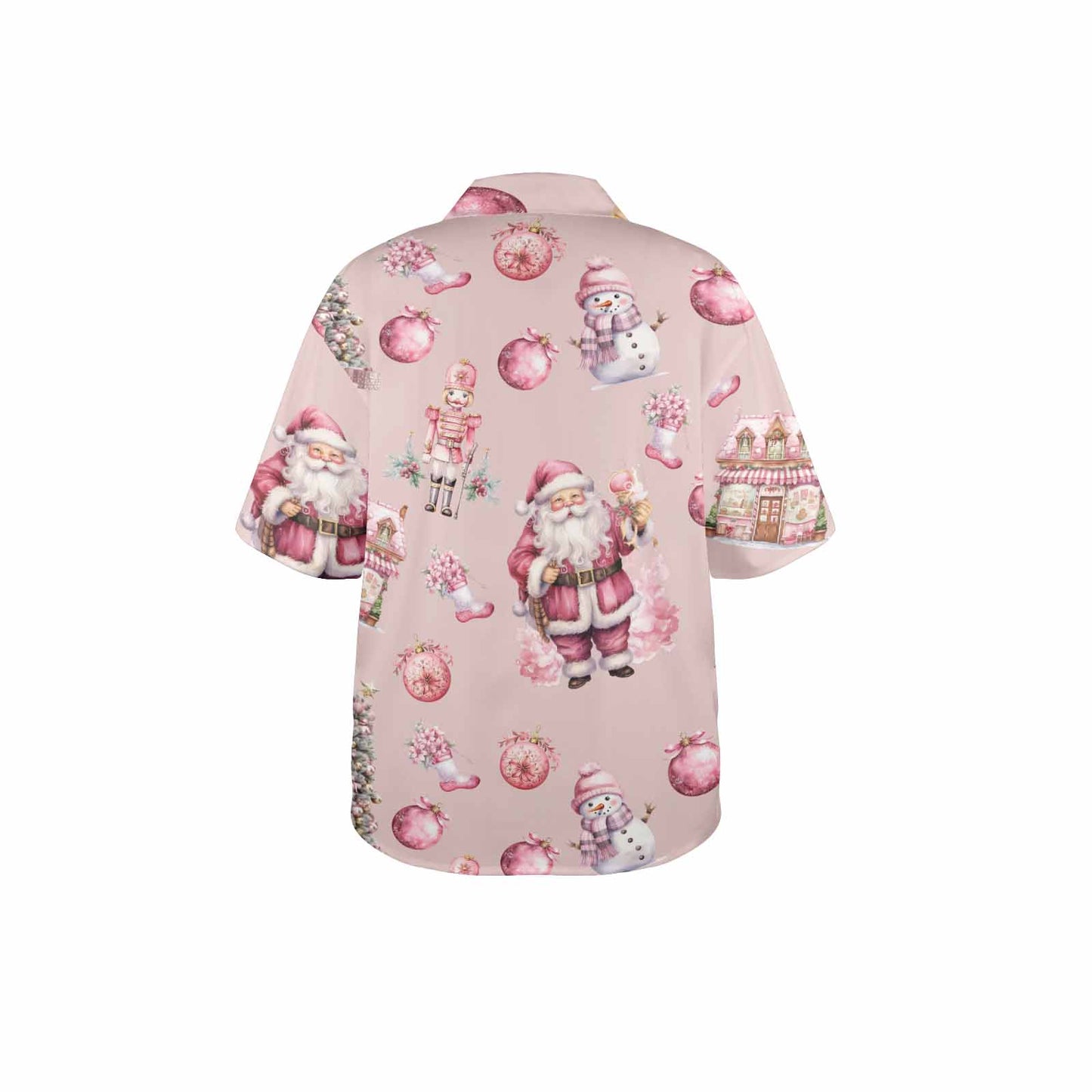 Pink Christmas Women's Hawaiian Shirt