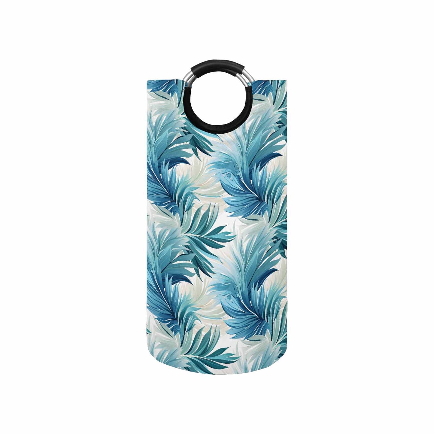 Blue Palms Round Laundry Basket