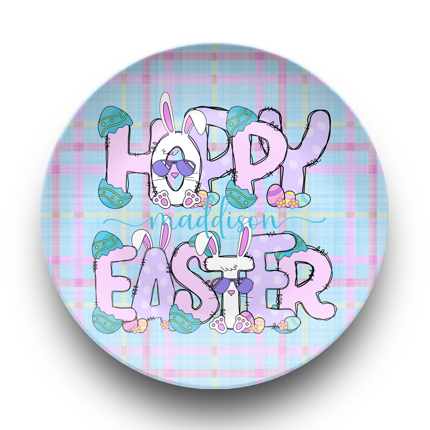 Happy Easter Personalised Plate