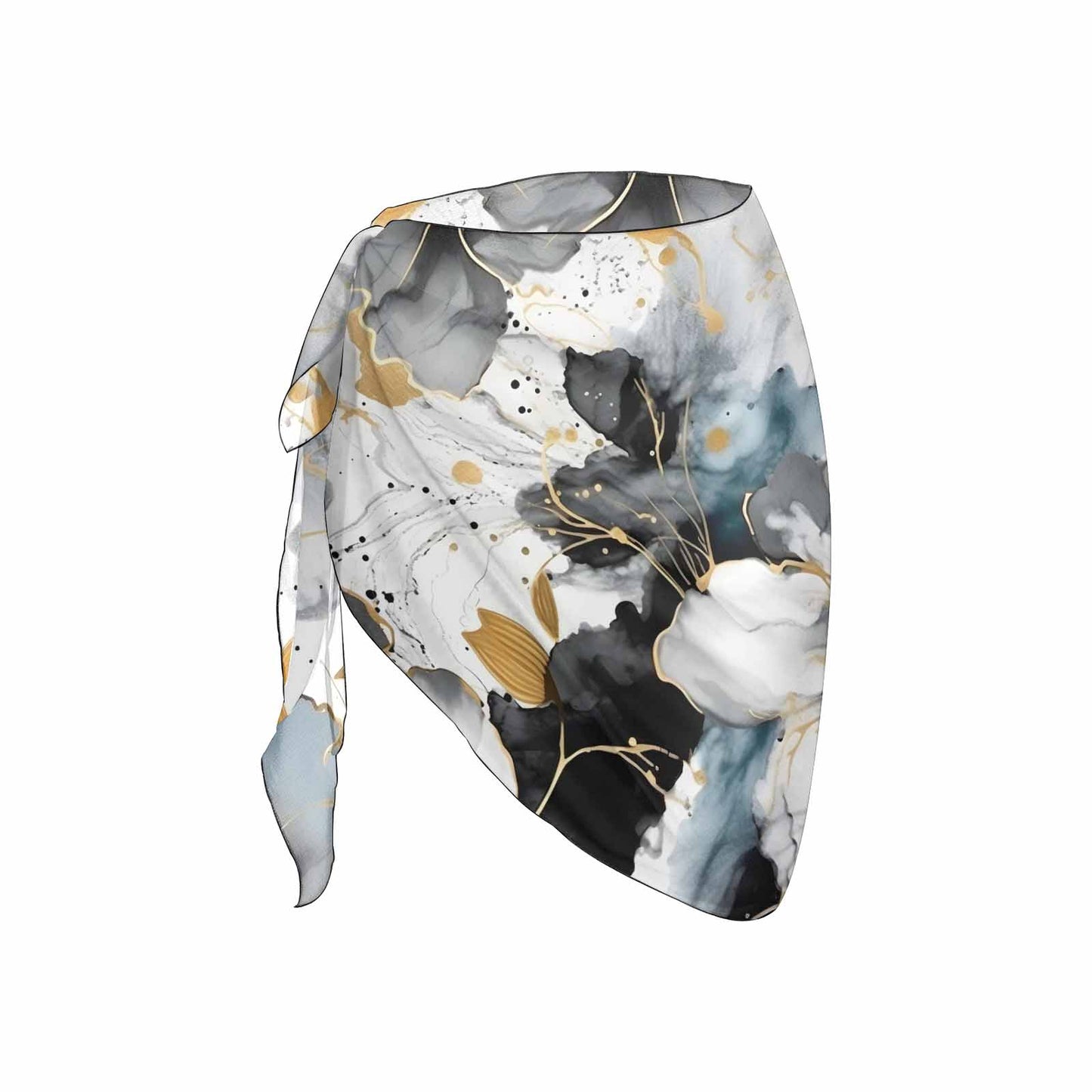 Alcohol Ink 6 Women's Beach Sarong Wrap