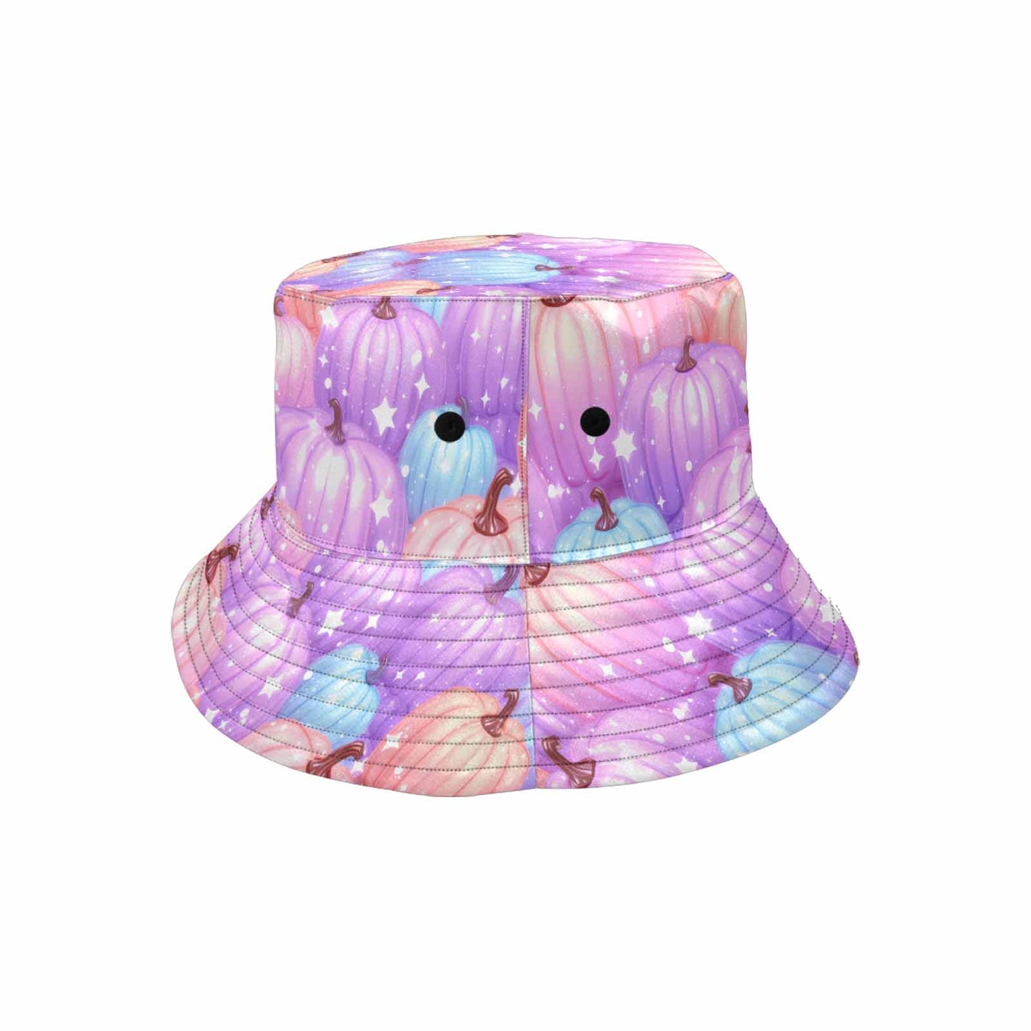 Pastel Pumpkin Unisex Summer Single-Layer Bucket Hat