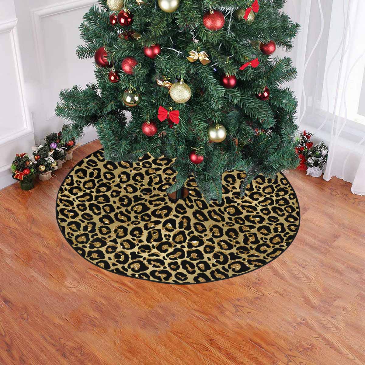 Animal print 4 Christmas Tree Skirt