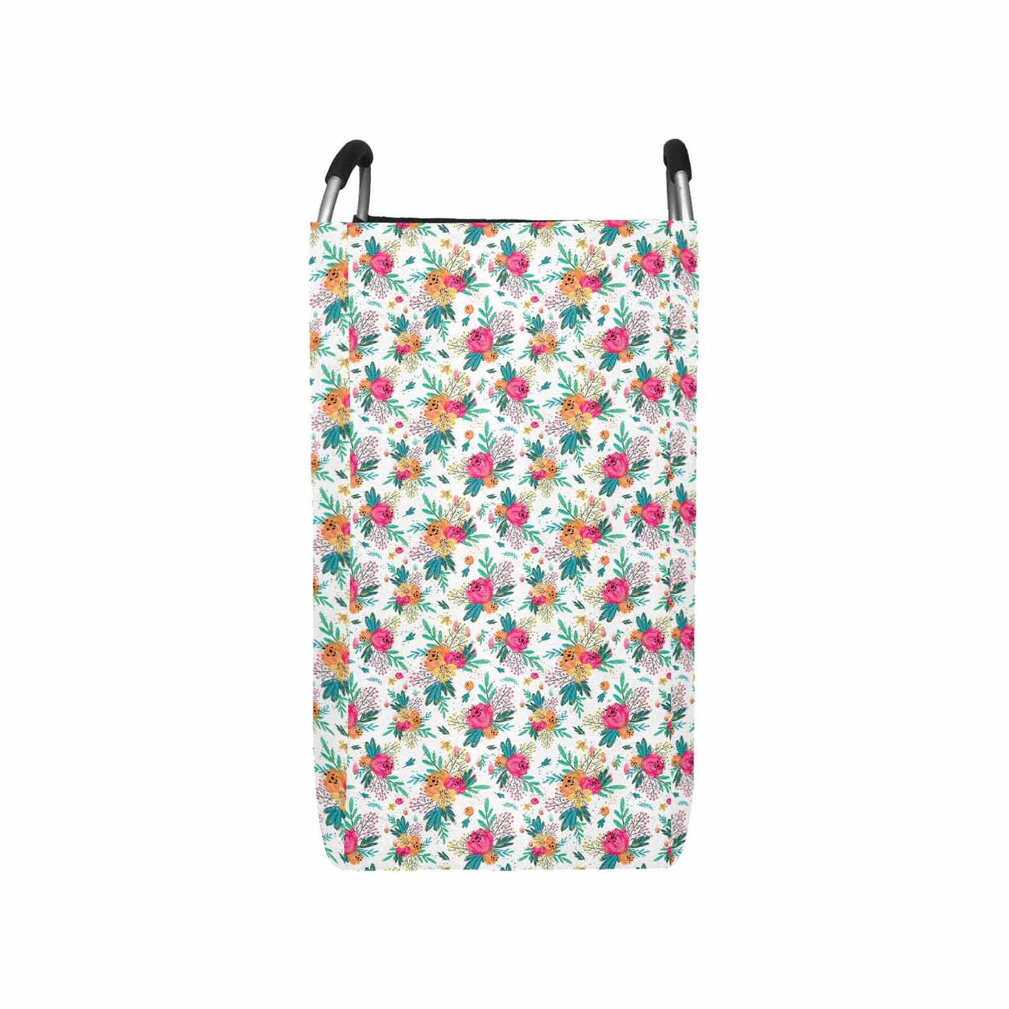Australian Floral Square Laundry Basket