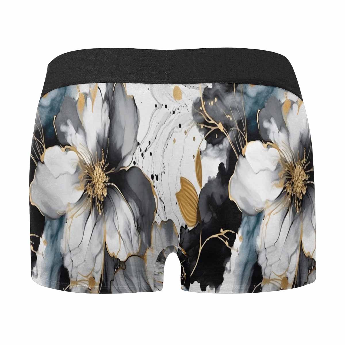 Black White and Gold AUS Men's Boxer Briefs (Made In AUS)