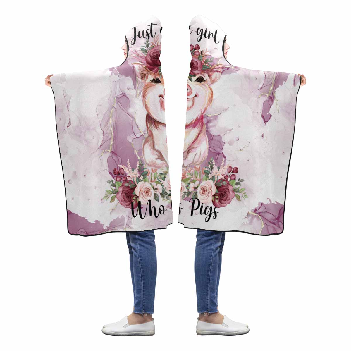 Hooded Beach towel35_54 Hooded Blanket 60"x50"