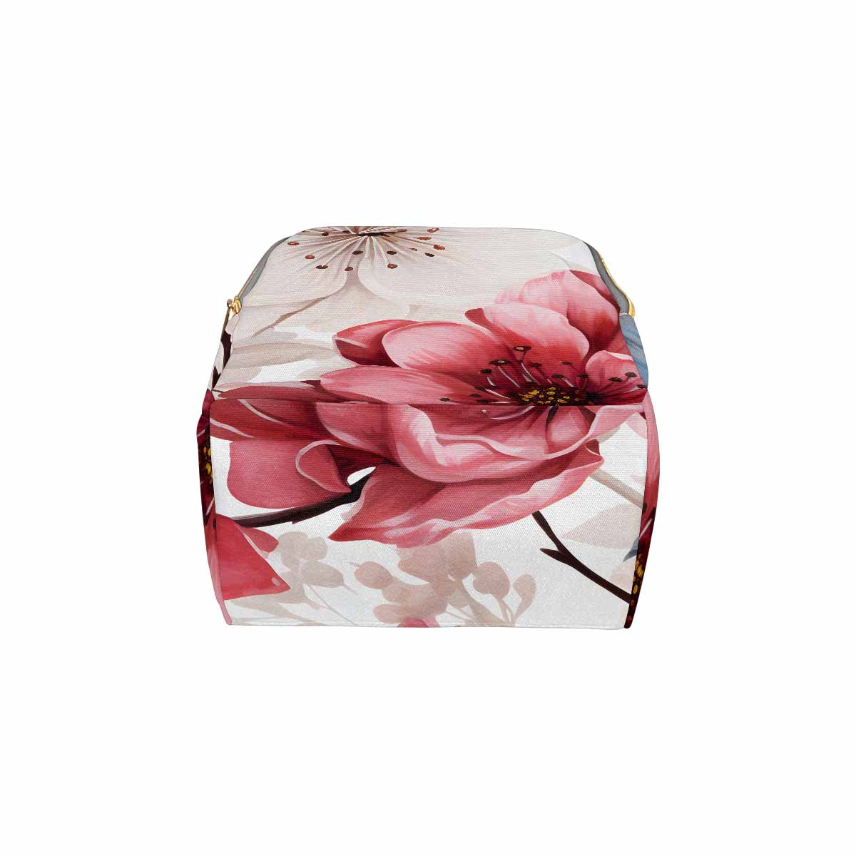 Pink Floral Diaper Bag Backpack