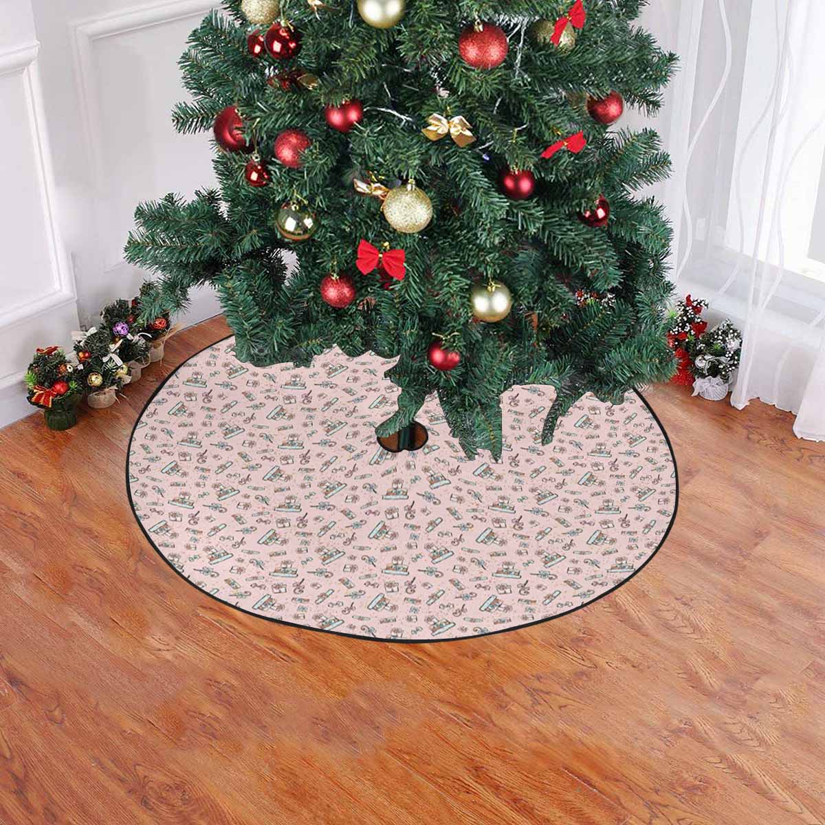 Presents 50 Christmas Tree Skirt