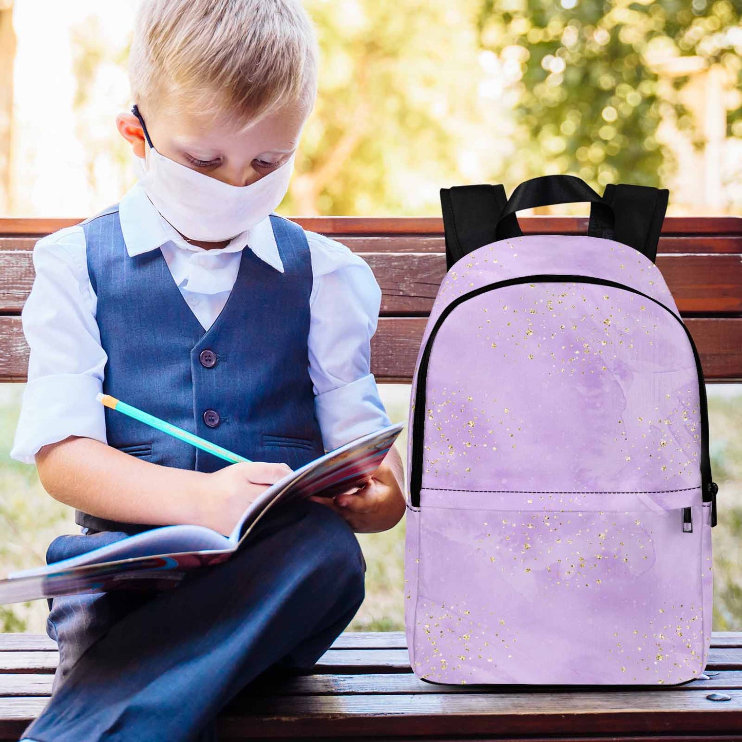 Purple Dreams Adult Casual Backpack