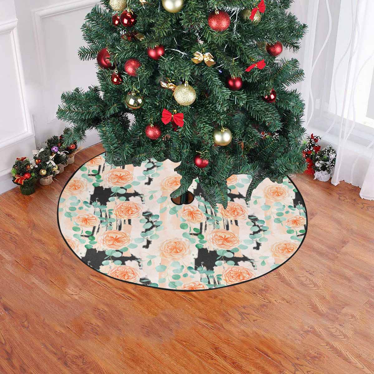 Rose Eucalyptus 100 Christmas Tree Skirt