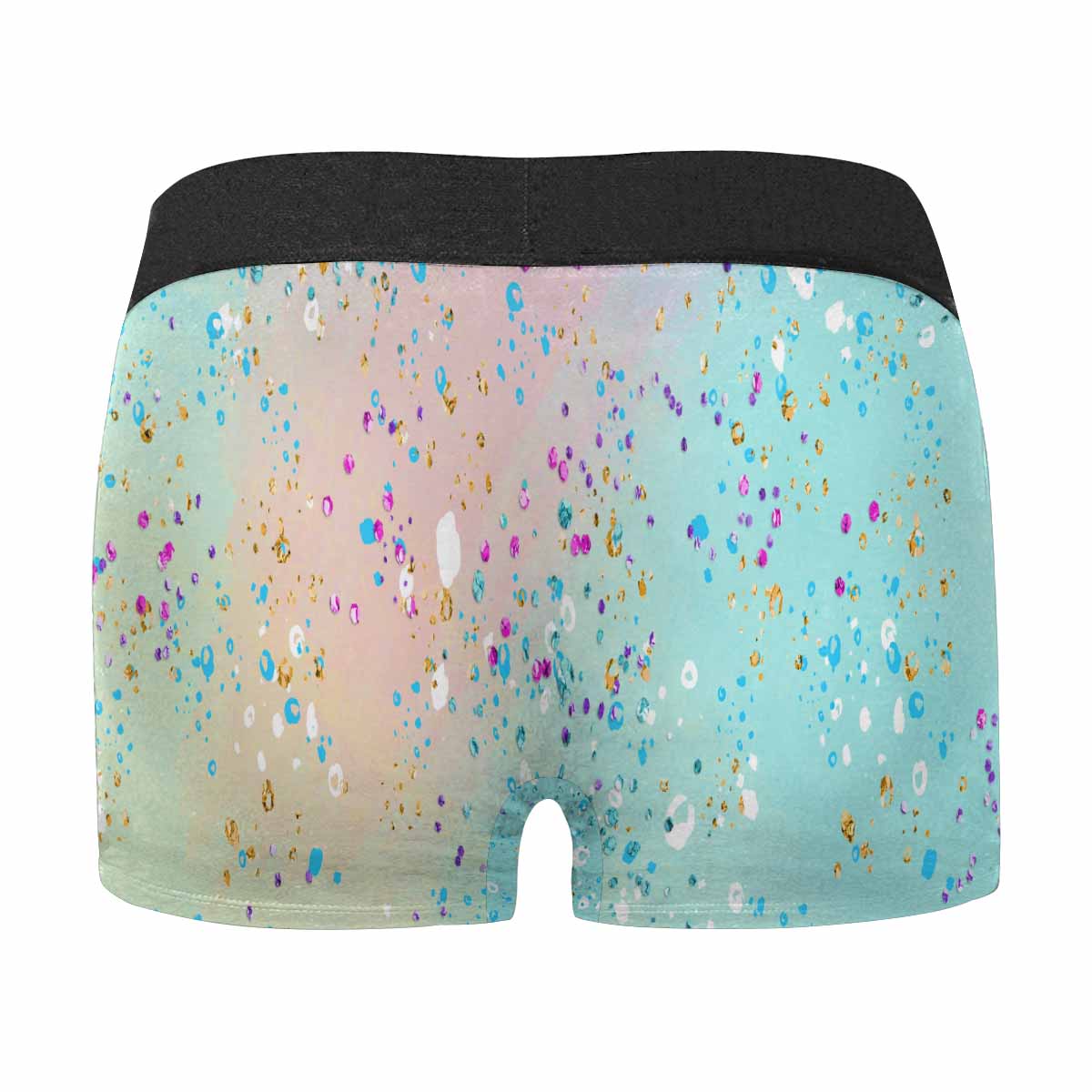 Green Splash@1.25x AUS Men's All Over Print Boxer Briefs ( L10) (Made In AUS)